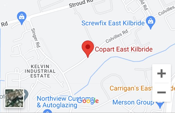 East Kilbride Google Maps